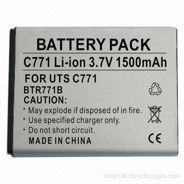 Li-ion Battery for Utstarcom C771 with 1,500mAh Capacity